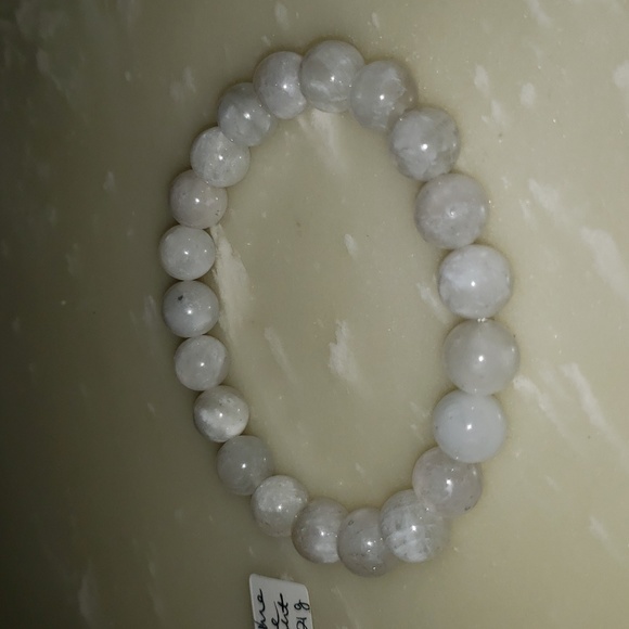 Natural Blue Moon Stone Strong Light 8.5mm - Picture 3 of 4